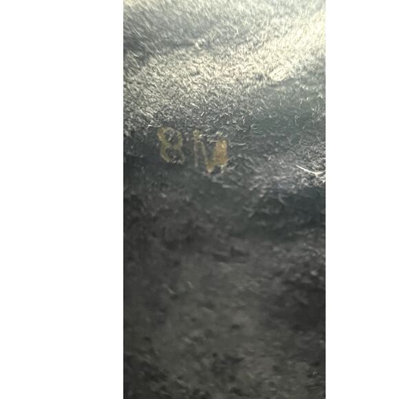 Vaneli Abaka Brown Suede Croc Embossed Cap Toe Ballet Flats Shoes Size 8M - Picture 6 of 7